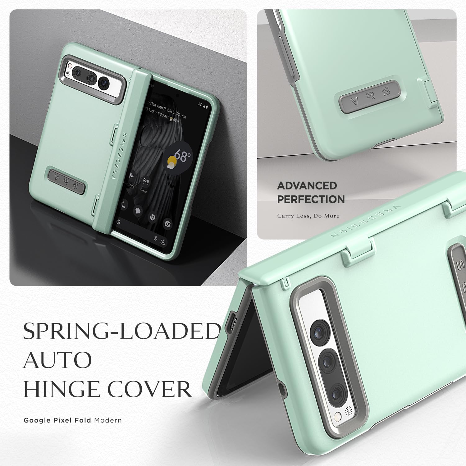 Amazon.co.jp: 【VRS】 Pixel Fold 対応 シンプル ケース ヒンジカバー